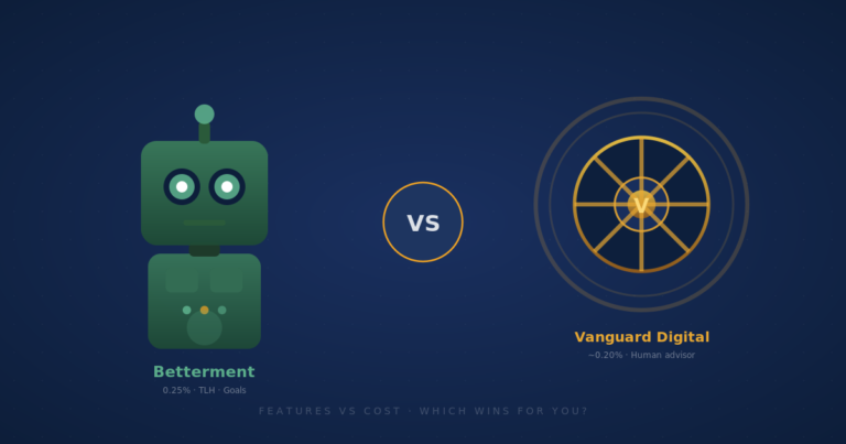 Betterment vs Vanguard Digital Advisor comparison 2026