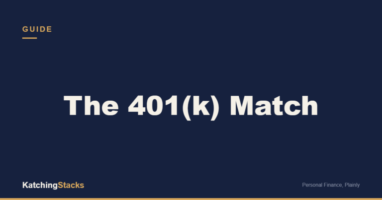 The 401(k) Match